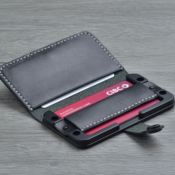 Keylett Leather Wallet, RFID, Black, NWT - Picture 4 of 8